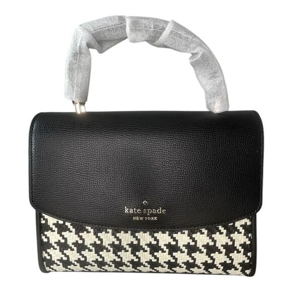 Kate Spade Darcy Top Handle Woven Satchel Bag